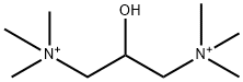 1,3-Propanediaminium, 2-hydroxy-N1,N1,N1,N3,N3,N3-hexamethyl- Structure