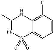 5-Fluoro-3-methyl-3,4-dihydro-2H-benzo[e][1,2,4]thiadiazine 1,1-dioxide Structure