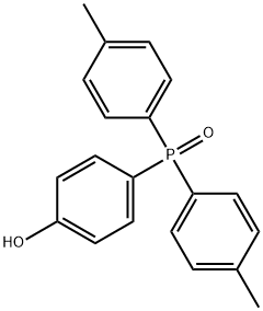 bis(di-o-tolyl)(p-hydroxyphenyl)phosphine oxide Structure