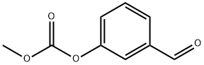 Carbonic acid, 3-formylphenyl methyl ester 구조식 이미지
