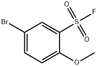 Benzenesulfonyl fluoride, 5-bromo-2-methoxy- Structure