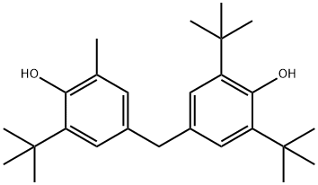 Phenol, 2,6-bis(1,1-dimethylethyl)-4-[[3-(1,1-dimethylethyl)-4-hydroxy-5-methylphenyl]methyl]- Structure