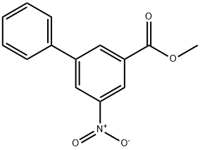 [1,1'-Biphenyl]-3-carboxylic acid, 5-nitro-, methyl ester Structure