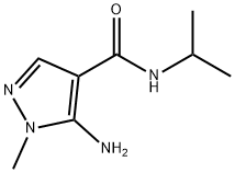 5-amino-N-isopropyl-1-methyl-1H-pyrazole-4-carboxamide Structure