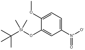 Benzene, 2-[[(1,1-dimethylethyl)dimethylsilyl]oxy]-1-methoxy-4-nitro- Structure