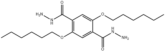 2,5-bis(hexyloxy)terephthalic dihydrazide 구조식 이미지