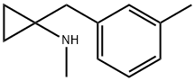 N-methyl-1-[(3-methylphenyl)methyl]cyclopropan-1-amine Structure