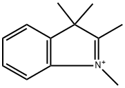3H-Indolium, 1,2,3,3-tetramethyl- 구조식 이미지