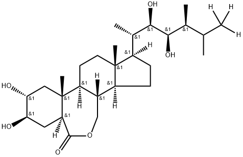 6H-Benz[c]indeno[5,4-e]oxepin-6-one, 1-[(1S,2R,3R,4S)-2,3-dihydroxy-1,4,5-trimethylhexyl-6,6,6-d3]hexadecahydro-8,9-dihydroxy-10a,12a-dimethyl-, (1R,3aS,3bS,6aS,8R,9R,10aR,10bS,12aS)- (9CI) Structure