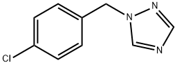 1H-1,2,4-Triazole, 1-[(4-chlorophenyl)methyl]- 구조식 이미지