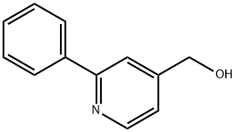 4-Pyridinemethanol, 2-phenyl- Structure