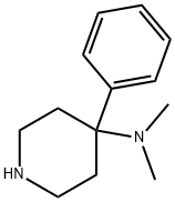 4-Piperidinamine, N,N-dimethyl-4-phenyl- Structure