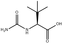 2-(carbamoylamino)-3,3-dimethylbutanoic acid 구조식 이미지