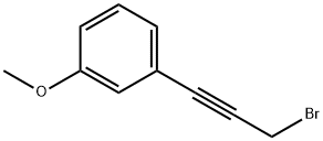 Benzene, 1-(3-bromo-1-propyn-1-yl)-3-methoxy- Structure