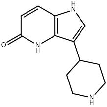 1,4-Dihydro-3-(4-piperidinyl)-5H-pyrrolo[3,2-b]pyridin-5-one Structure