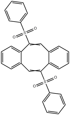 Dibenzo[a,e]cyclooctene, 5,11 - bis(phenylsulfonyl) Structure