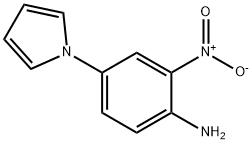 Benzenamine, 2-nitro-4-(1H-pyrrol-1-yl)- Structure