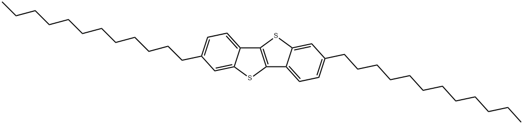 [1]Benzothieno[3,2-b][1]benzothiophene, 2,7-didodecyl- Structure