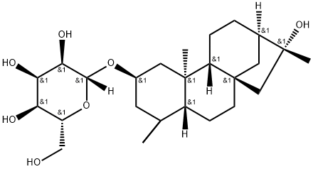 2,16-Kauranediol 2-O-beta-D-allopyraside 구조식 이미지