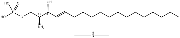 SPHINGOSINE-1-PHOSPHATE (DMA ADDUCT) Structure
