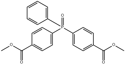 Dimethyl 4,4′-(phenylphosphoryl)dibenzoate 구조식 이미지