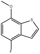 Benzo[b]thiophene, 4-fluoro-7-methoxy- Structure