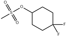 Cyclohexanol, 4,4-difluoro-, 1-methanesulfonate Structure