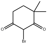 2-Bromo-4,4-dimethylcyclohexane-1,3-dione Structure