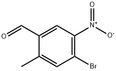 4-Bromo-2-methyl-5-nitro-benzaldehyde Structure