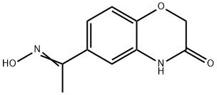 2H-1,4-Benzoxazin-3(4H)-one, 6-[1-(hydroxyimino)ethyl]- Structure