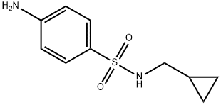 Benzenesulfonamide, 4-amino-N-(cyclopropylmethyl)- Structure