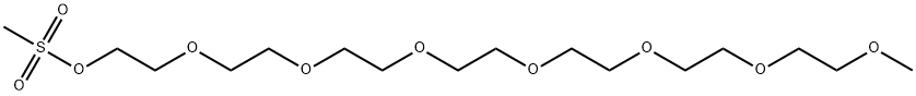 m-PEG7-Ms Structure