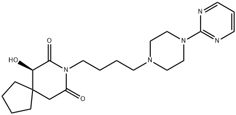 (R)-6-Hydroxybuspirone 구조식 이미지