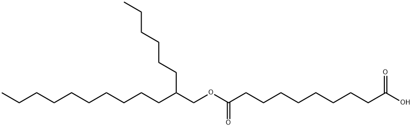 Decanedioic acid, 1-(2-hexyldodecyl) ester Structure