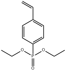 Phosphonic acid, P-(4-ethenylphenyl)-, diethyl ester 구조식 이미지