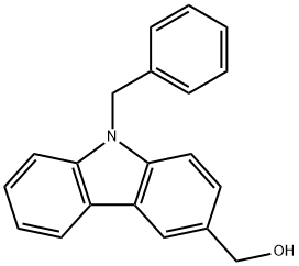 9H-Carbazole-3-methanol, 9-(phenylmethyl)- Structure