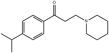 1-Propanone, 1-[4-(1-methylethyl)phenyl]-3-(1-piperidinyl)- Structure