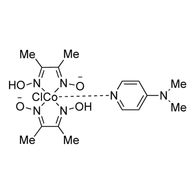 Chlorobis(dimethylglyoximato)[4-(dimethylamino)pyridine]cobalt(III) 구조식 이미지