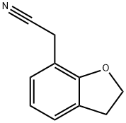 7-Benzofuranacetonitrile, 2,3-dihydro- Structure