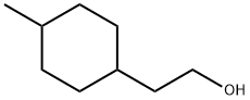 Cyclohexaneethanol, 4-methyl- 구조식 이미지