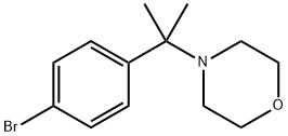 Morpholine, 4-[1-(4-bromophenyl)-1-methylethyl]- 구조식 이미지