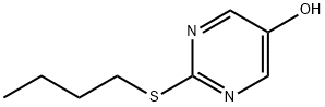 5-Pyrimidinol, 2-(butylthio)- Structure