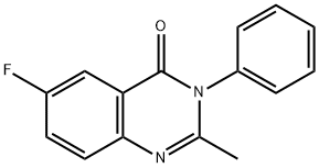 4(3H)-Quinazolinone, 6-fluoro-2-methyl-3-phenyl- 구조식 이미지