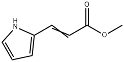 2-Propenoic acid, 3-(1H-pyrrol-2-yl)-, methyl ester Structure