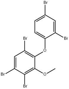 Benzene, 1,2,5-tribromo-4-(2,4-dibromophenoxy)-3-methoxy- Structure