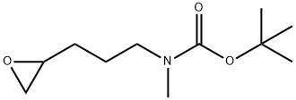 Carbamic acid, N-methyl-N-[3-(2-oxiranyl)propyl]-, 1,1-dimethylethyl ester Structure