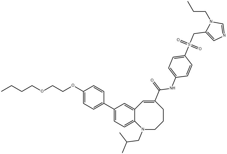 Cenicriviroc Sulfone 구조식 이미지