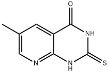 Pyrido[2,3-d]pyrimidin-4(1H)-one, 2,3-dihydro-6-methyl-2-thioxo- Structure