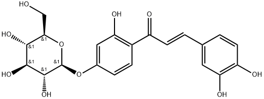 Butein 4'-glucoside Structure