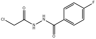 N''-(2-Chloroacetyl)-4-fluorobenzohydrazide 구조식 이미지